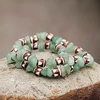 Ceramic stretch bracelets,