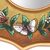 Reverse painted glass wall mirror, 'Mocha Butterfly Sky' - Reverse Painted Glass Brown Butterflies Wall Mirror (image 2c) thumbail