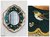 Reverse painted glass mirror, 'Turquoise Chorus' - Peruvian Reverse Painted Glass Wall Mirror thumbail