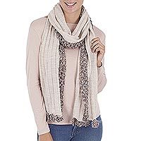 Alpaca blend scarf,