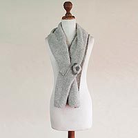 Alpaca blend scarf,