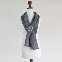 Alpaca blend scarf,