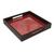 Wood and glass tray, 'From the Jungle, its Fruit' - Peruvian Handcrafted Wood and Glass Tray (image 2b) thumbail