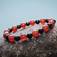 Agate stretch bracelet,