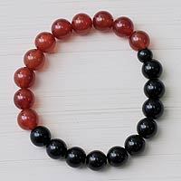 Agate quartz stretch bracelet,