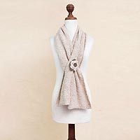 Alpaca blend scarf,