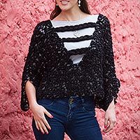 100% alpaca poncho,