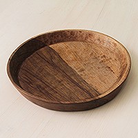 Wood platter,
