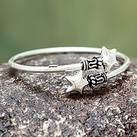 Silver wrap bracelet,