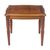 Mohena and leather accent table, 'Honey' - Artisan Crafted Hardwood and Leather Accent Table from Peru (image 2a) thumbail