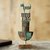 Copper and bronze sculpture, 'Chimu Dog' - Pre-Hispanic Chimu Dog on Tumi Copper and Bronze Sculpture thumbail