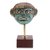 Copper and bronze sculpture, 'Man from Sipan' - Pre-Hispanic Sipan Mask Copper and Bronze Sculpture (image 2a) thumbail
