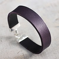 Leather wristband bracelet,