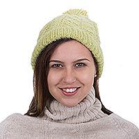 100% alpaca hat,