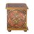 Painted glass jewelry box, 'Glorious Rose' - Artisan Crafted Painted Glass Wood Jewelry Box (image 2e) thumbail