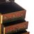 Painted glass jewelry box, 'Glorious Rose' - Artisan Crafted Painted Glass Wood Jewelry Box (image 2g) thumbail