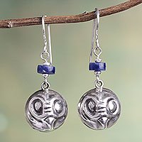 Sodalite dangle earrings,