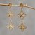Gold plated filigree flower earrings, 'Floral Duet' - Gold Plated Filigree Flower Earrings Crafted by Hand thumbail