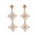 Gold plated filigree flower earrings, 'Floral Duet' - Gold Plated Filigree Flower Earrings Crafted by Hand (image 2a) thumbail