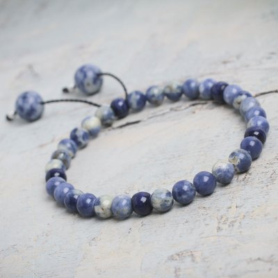 Sodalite stretch bracelet, Eternal Sky