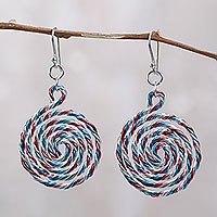Aluminum dangle earrings,