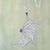 Amethyst filigree necklace, 'Moving' - Filigree Sterling Silver Necklace Crafted with Amethyst thumbail