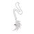 Amethyst filigree necklace, 'Moving' - Filigree Sterling Silver Necklace Crafted with Amethyst (image 2a) thumbail