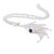 Amethyst filigree necklace, 'Moving' - Filigree Sterling Silver Necklace Crafted with Amethyst (image 2b) thumbail