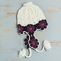 100% alpaca hat,