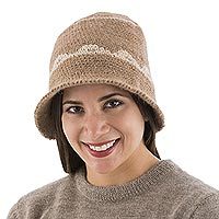 100% alpaca hat,