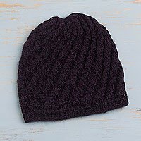 100% alpaca hat,