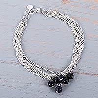 Lapis lazuli chain necklace,