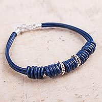 Leather wristband bracelet,