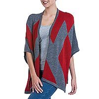 Alpaca blend cape,