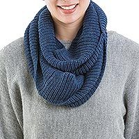 100% alpaca infinity scarf,