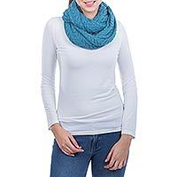 100% alpaca infinity scarf,