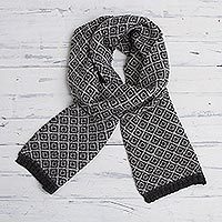 100% alpaca scarf,