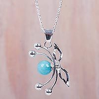 Amazonite pendant necklace,
