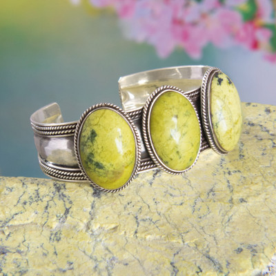 Agate cuff bracelet, Agate Twist
