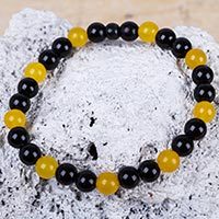 Agate stretch bracelet,