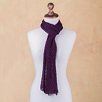 100% alpaca scarf,
