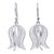Sterling silver dangle earrings, 'Filigree Tulip' - Andean Sterling Silver Floral Filigree Dangle Earrings (image 2a) thumbail