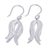 Sterling silver dangle earrings, 'Filigree Tulip' - Andean Sterling Silver Floral Filigree Dangle Earrings (image 2b) thumbail