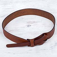 Leather belt Classical Peru