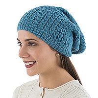 100% alpaca hat,