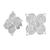 Sterling silver filigree flower button earrings, 'Lavish Blossoms' - 925 Sterling Silver Button Earrings with Filigree Flowers (image 2b) thumbail