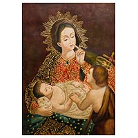 'Our Lady of Silence' - Our Lady of Silence Painting Religious Christian Art