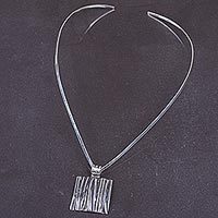 Sterling silver choker,