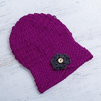 100% alpaca hat,