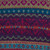 100% alpaca cardigan, 'Andean Weave in Aubergine' - 100% Alpaca Cardigan in Eggplant Floral Motifs from Peru thumbail